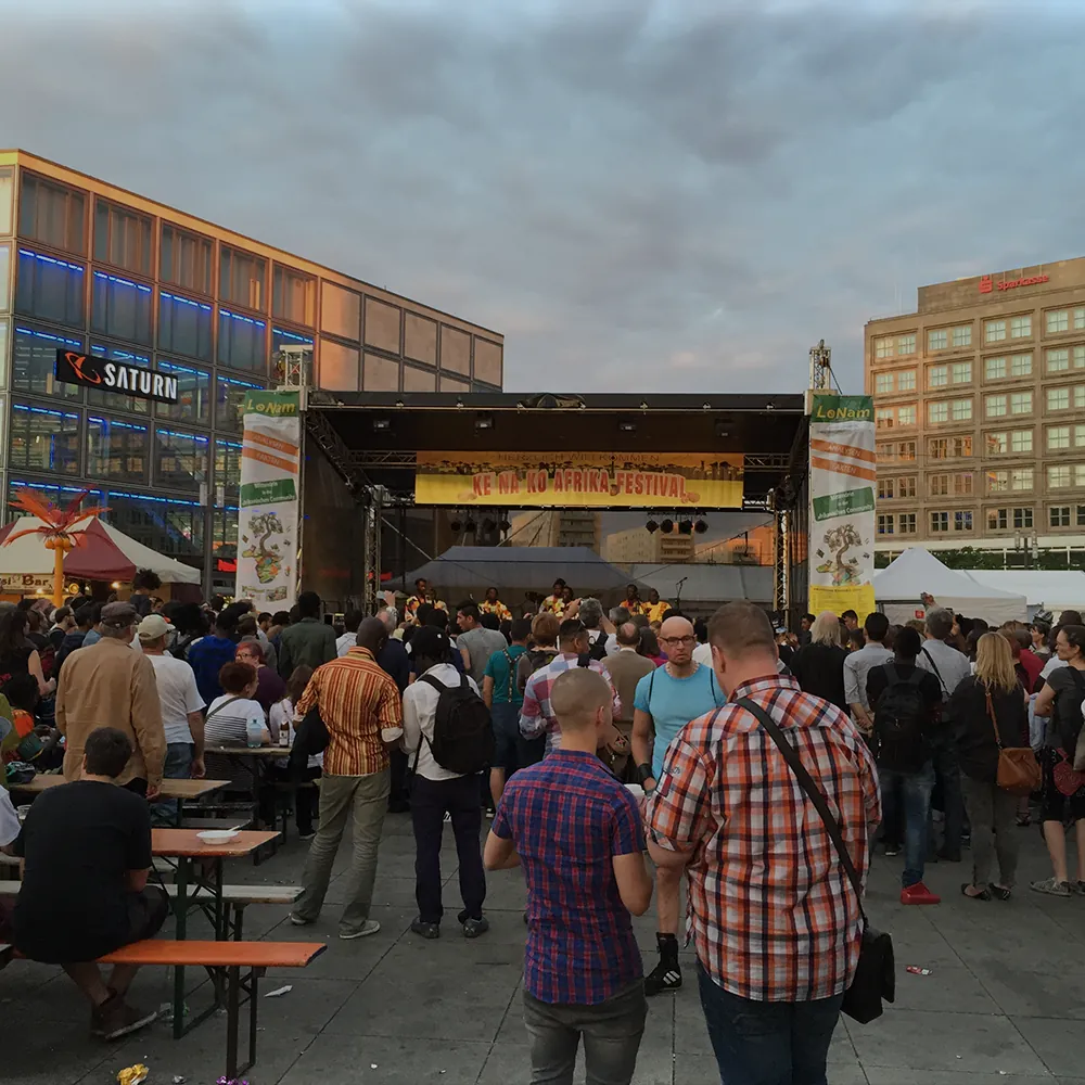 Auf  dem KENAKO Afrika Festival 2015